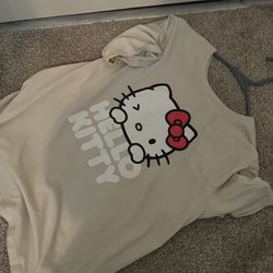 hello kitty winking shirt size  M petite