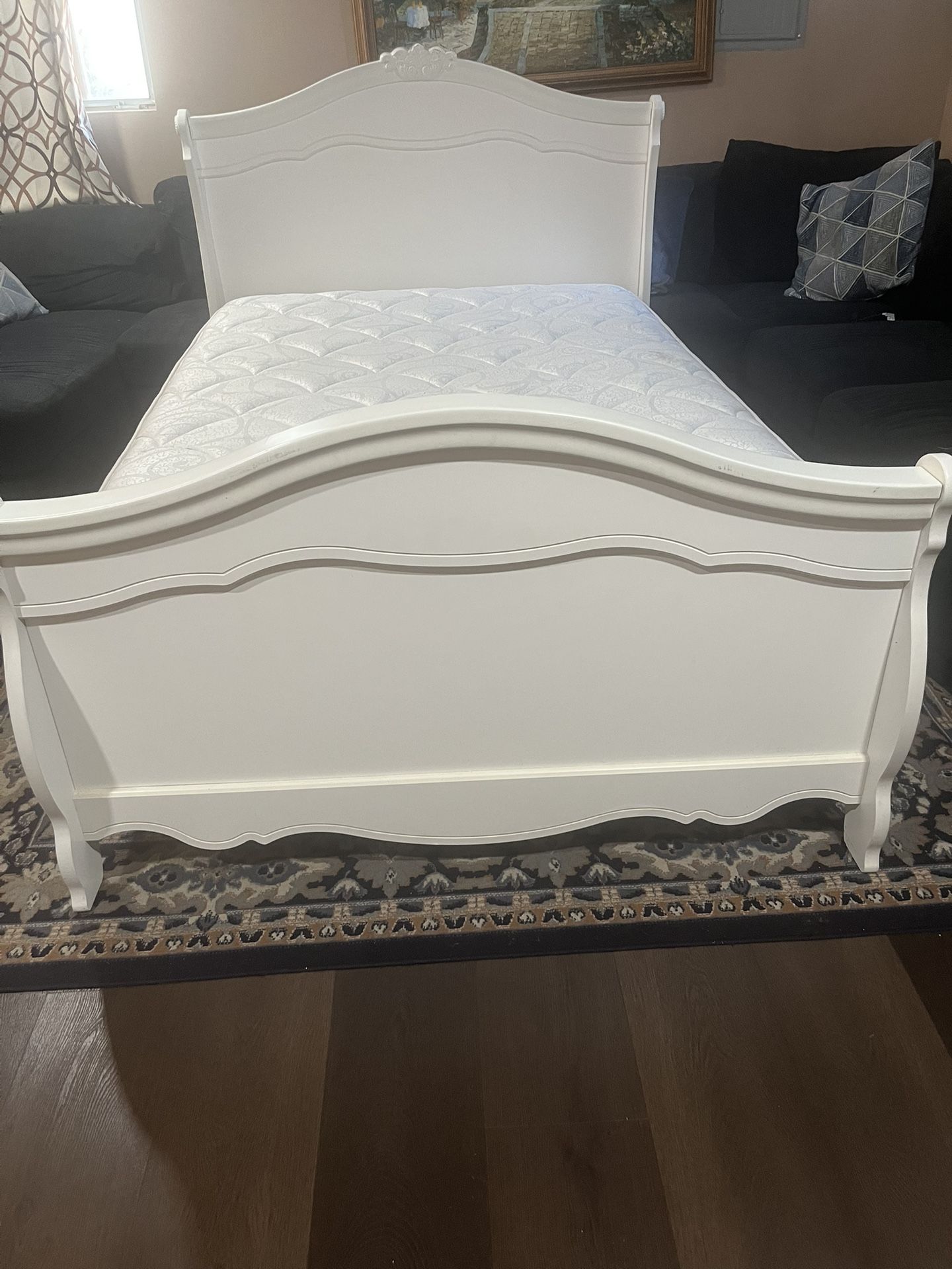 Full Bed With Matress And Box Spring