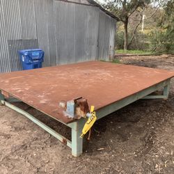 Extra Large Steel Welding Table - 13’ X 10’