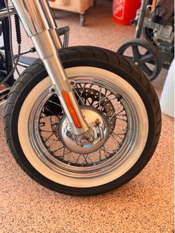 Original Harley Davidson Softail Deluxe Chrome Wheels
