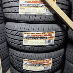 225/50/17 Arroyo #4 New Tires Mount & Balance // Set De 4 Llantas Nuevas Instaladas Y Balanceadas