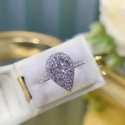 Pear Shape Custome Ring