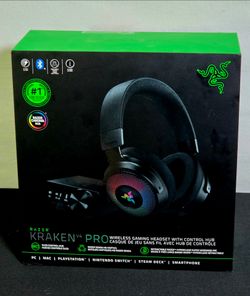 NEW Razer Kraken V4 Pro Wireless Gaming Headset, Black [RZ04-0(contact info removed)-R3U1]