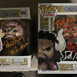 Signed One Piece Pop Figured