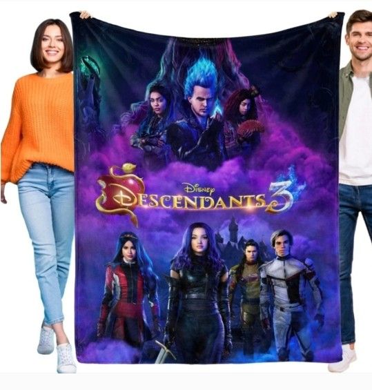 Channel Descendants 3 Mal Cameron Boyce Soft Fleece Throw Blanket 50x40in New
