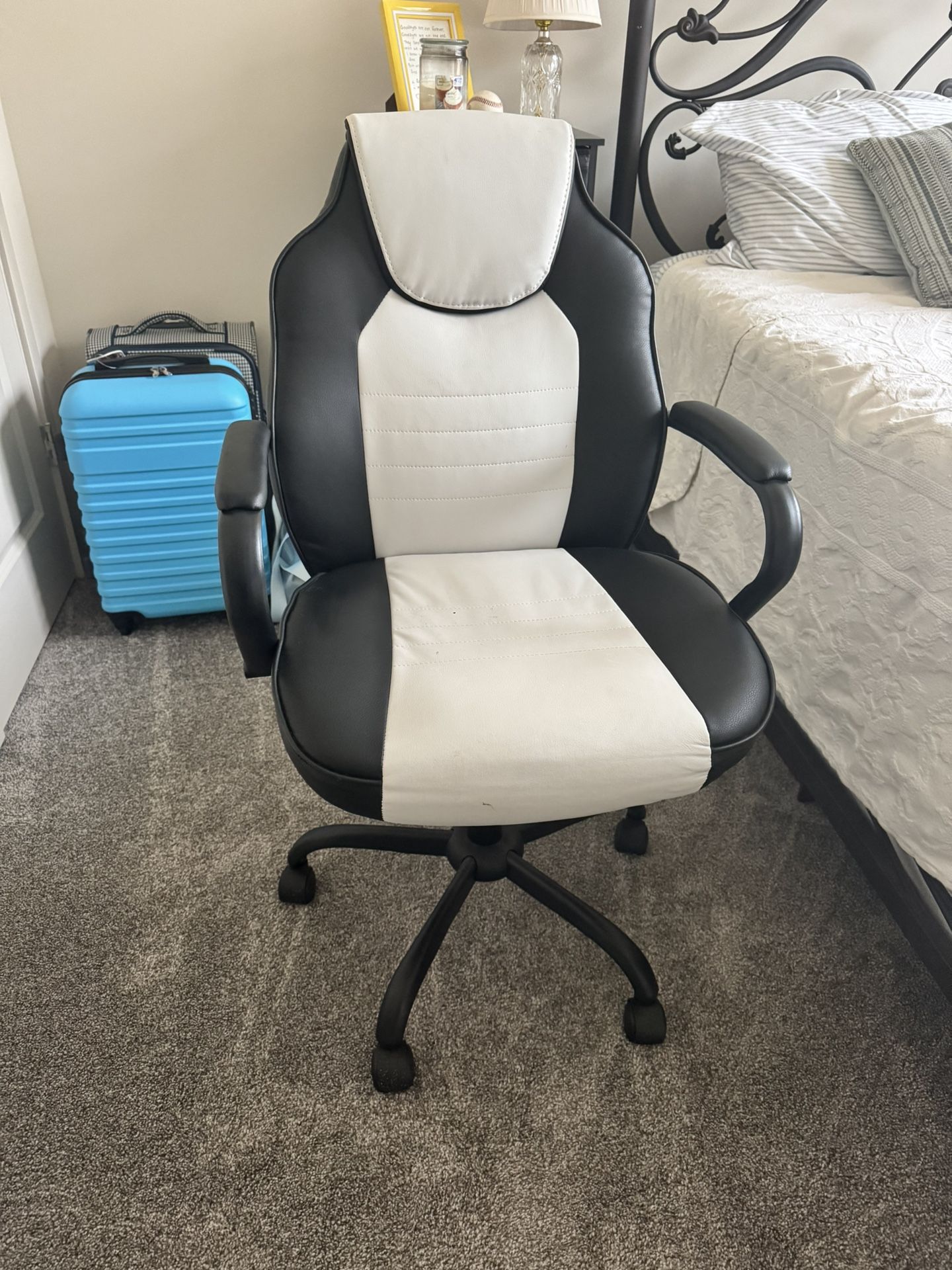 Office Chair, Black And White