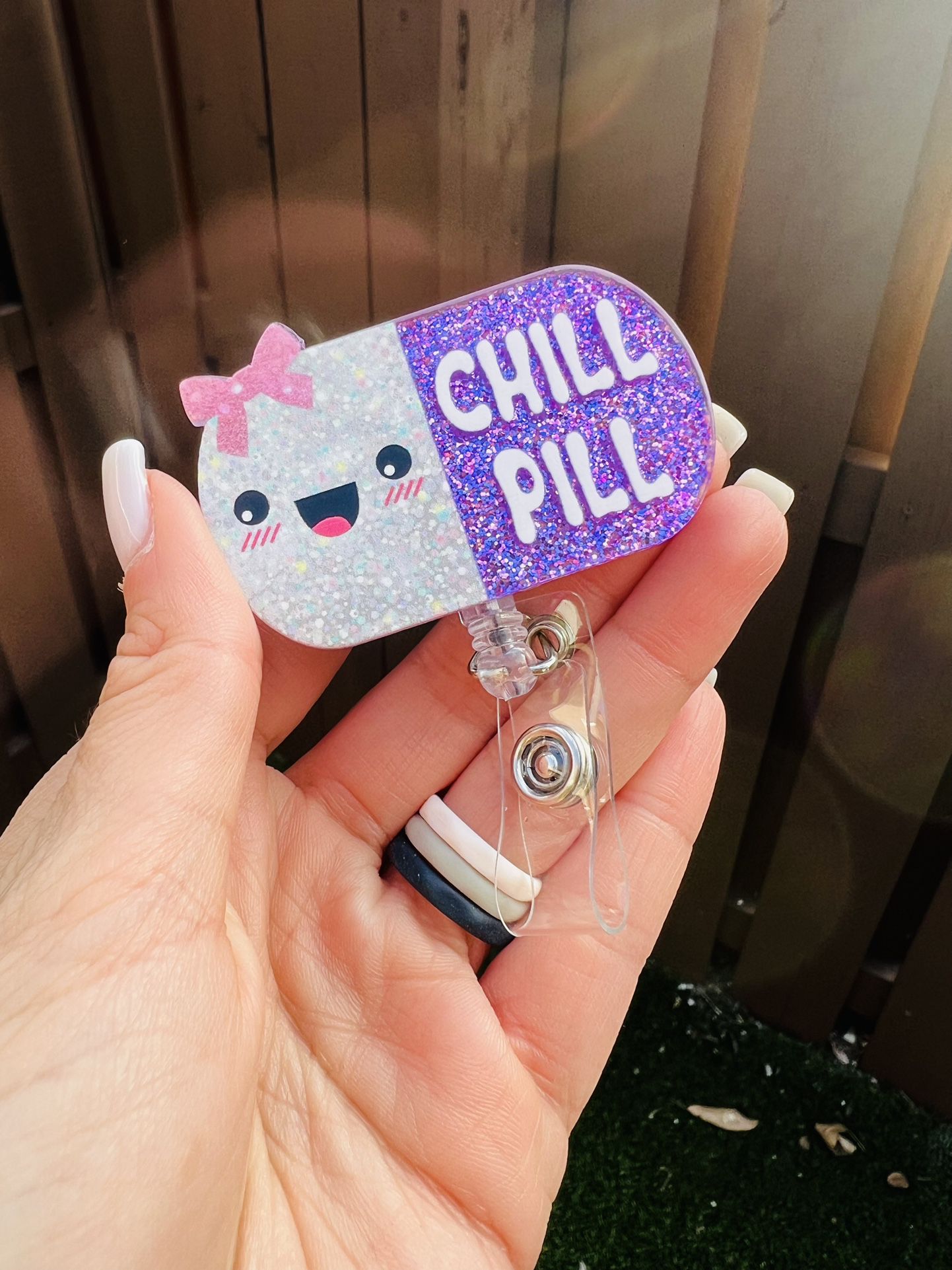 Nursing Medical Assistant Chill Pill Badge Reel ID Holder for Sale in  Hialeah, FL - OfferUp