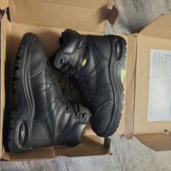 Waterproof Composite Toe Work Boots BLK (Size 9)
