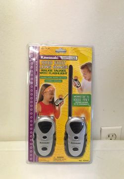 Kawasaki wallow talkies with flashlight