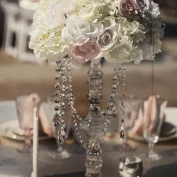 Stunning Centerpiece For wedding, Bridal Shower Or Quinceañera 