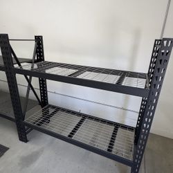 Heavy Duty Metal Garage Shelving – 68”W x 24”D x 65”H – 7200 lbs Capacity