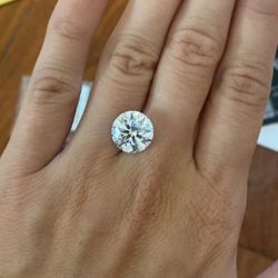 5 Carat Moissanite Diamond Loose Stone Round