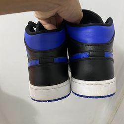 Jordan 1 Mid Black/blue