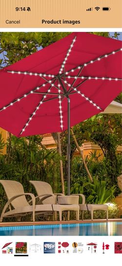 LED Patio Umbrella