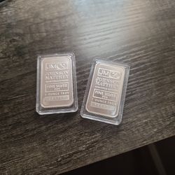 2x1oz Silver Bars