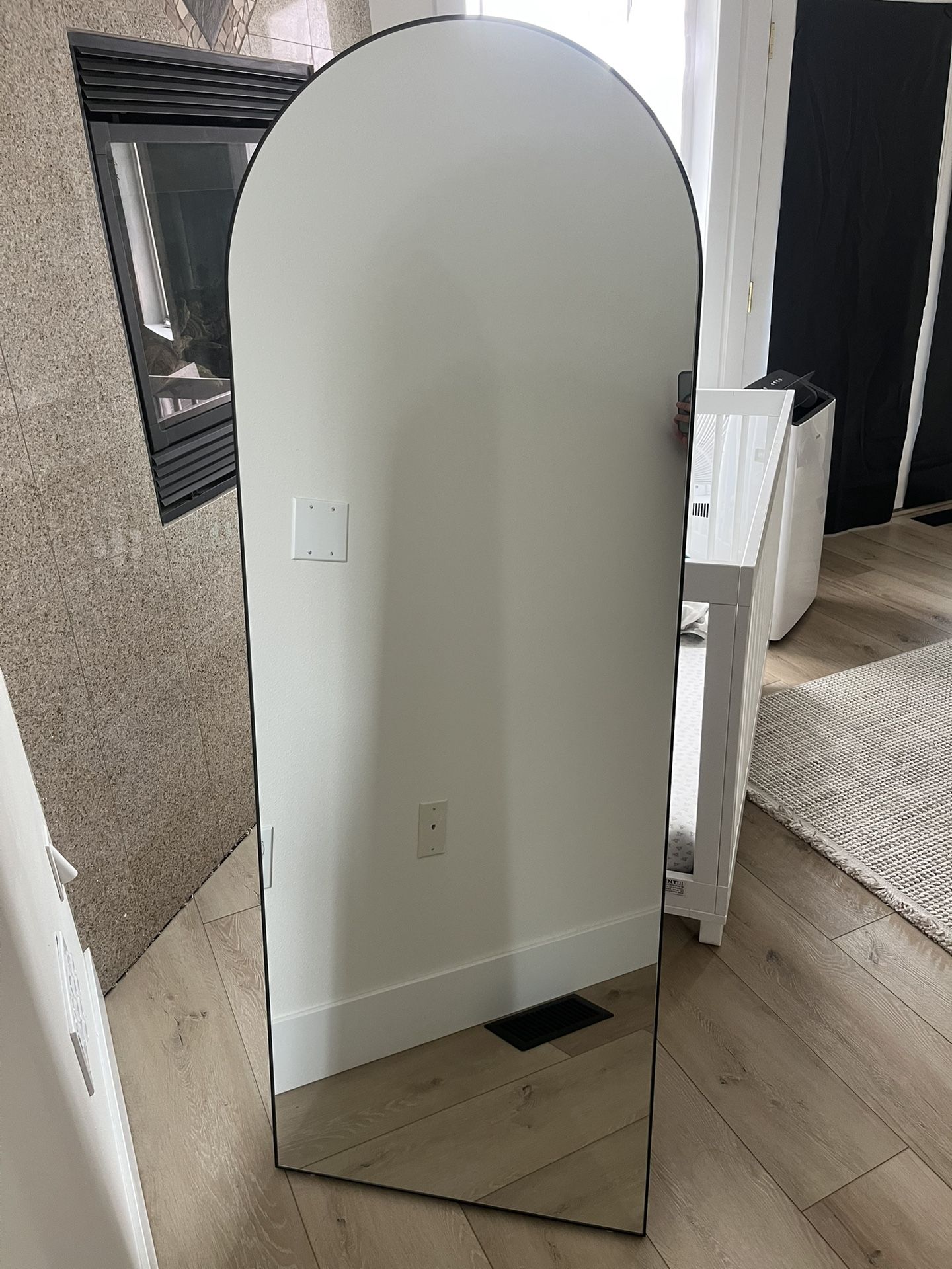 Black Metal Mirror