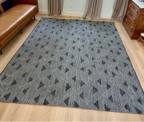 Sardinia Charcoal 7 ft. 10 in. x 10 ft. 10 in. Indoor/Outdoor Area Rug