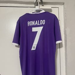 Real Madrid 2016-17 Away Ronaldo Jersey Large 
