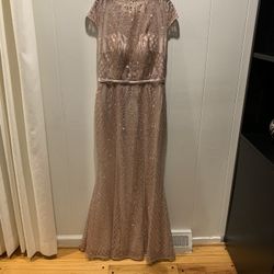 Beautiful Rose Gold Dress Size: 2-4