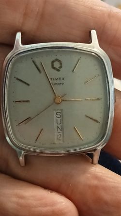 Timex Quartz Watch Head Day-Date Display