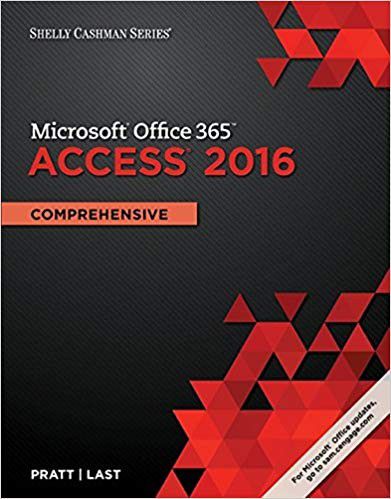Microsoft Office 365 Access 2016 Ebook