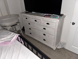 Tall Solid Wood Dresser