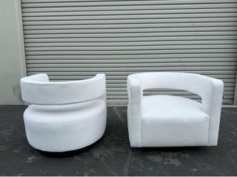 Restoration Hardware Drew Swivel Chairs