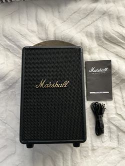 Marshall Tufton Portable Bluetooth Speaker - Black & Brass