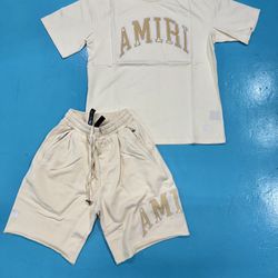 Amiri Shorts x T-shirt Set