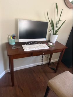 Real wood desk