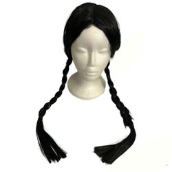 Black Braids Wig Adult Long New