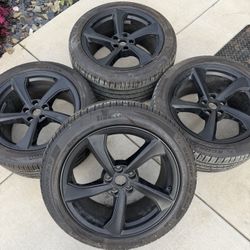 2025 Model Y 5 Spoke Rims & Tires 19”