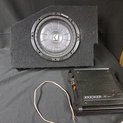 Kicker Subwoofer and Amplifier