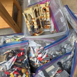 18+ Lbs Of Legos + 40 Instruction Manuals
