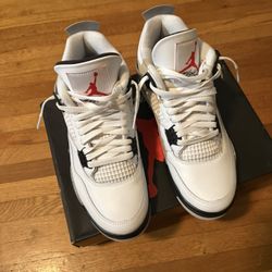 Air Jordan’s 4s White Cement