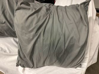 Large Grey Pillows - Set of 2