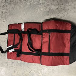 Insulated Thermal Food Delivery Tote Bags (Set of 3)