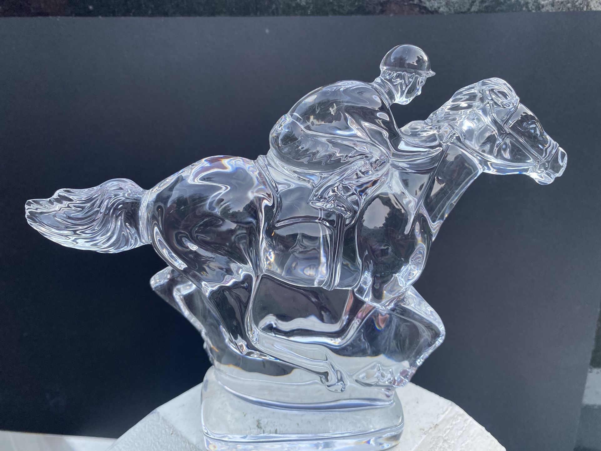 Waterford Crystal ~ Horse and Jockey