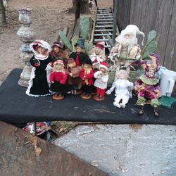 Collection of Vintage Carolers And Individual  Characters