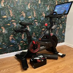 Peloton Bike w/ Cycling Shoes (Size 39) - Barely Used, Like New