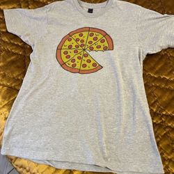 T-shirt Pizza Design Size L