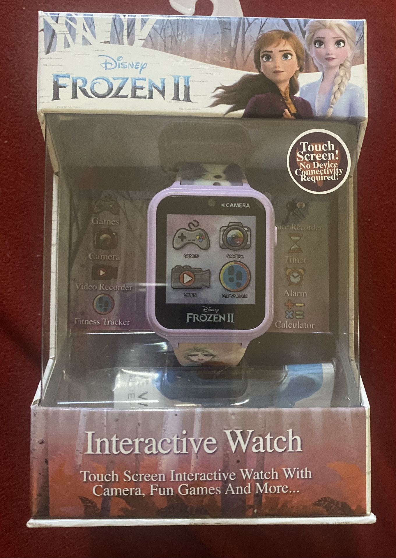 Accutime Kids Disney Frozen Smart Watch with Camera for Kids and Toddlers - Interactive Smartwatch for Boys & Girls with Games, Voice Recorder, Calcul