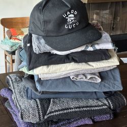 Teen Men’s Youth Small & Medium 15 Piece Clothes Lot Bundle