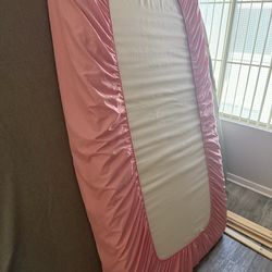 Twin bed and mattress