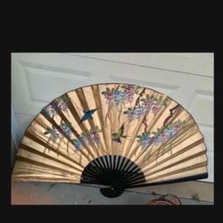 Last Chance large oriental wall fan