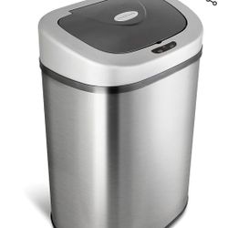 Motion Sensing Metal Trash Can