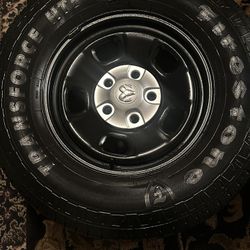 Dodge Ram 1500 Tires and rims. 