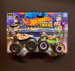 Hotwheels Batman DC Comics Hot Wheels Monster Truck Batmobile Joker Roger Dodger