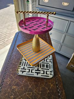 3 Tiered Trinket Tray - funky aesthetic