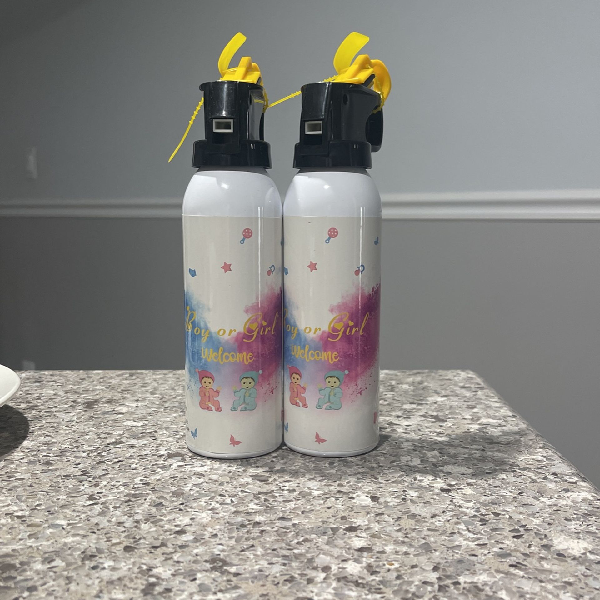 SRG Gender Reveal Fire Extinguisher Color Blaster | 2 Packs Baby Boy Blue Smoke | Spray for Gender Reveal